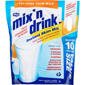 Non Fat Powder Dry Milk 40qt, 8lb